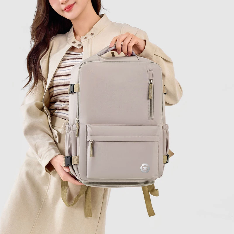 Cross-Border New Travel Backpack for Women, Large-Capacity Multi-Functional Luggage Bag, School Bag for Middle School Students, Travel Backpack for Men