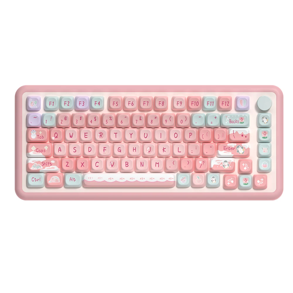 158 Keycaps Set PBT Double-Shot Injection OEM Profile Legends Never Fade Fit for Cherry Gateron Switch Keyboard