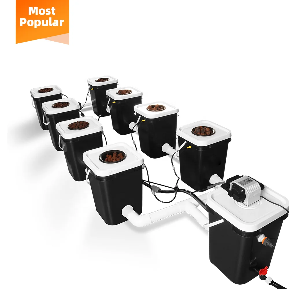 Greenhouse Gardening Cultivation Hydroponic Nutrients Irrigation Container Indoor Hydroponic Growing System Factory China