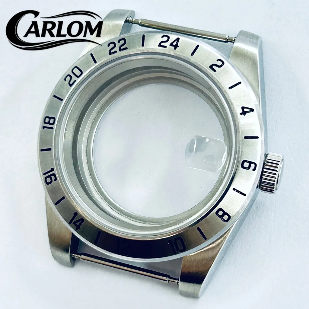 39mm-nh腕時計ケース-nh34-nh35-nh36-nh38-nh39-nh70-nh72-eta2824-pt5000ムーブメント対応-シルバー-gmt-サファイアガラス-日付表示-防水