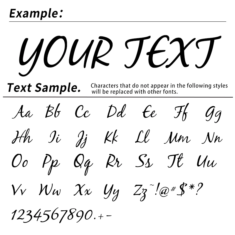 1PC Handwritten Style Custom Name Stickers Waterproof Personalized DIY Motorcycle Helmet MTB Bike Top Tube Cup Vinyl Decals image 2