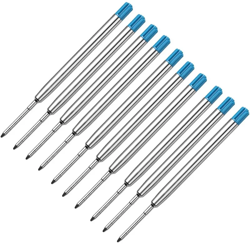 1.0mm Ballpoint Pen Refills 20Pcs Medium Point Ink Rods Ballpoint Pen Refills For Writing Office Supplies Replacement Pen Rods