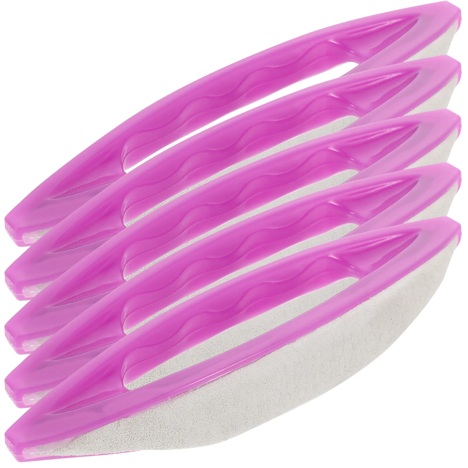 

5Pcs Nail Polishing Waxing Buffer Sheepskin Small Portable Nail File Strip for Acrylic Nails Manicure Pedicure Salon Tools