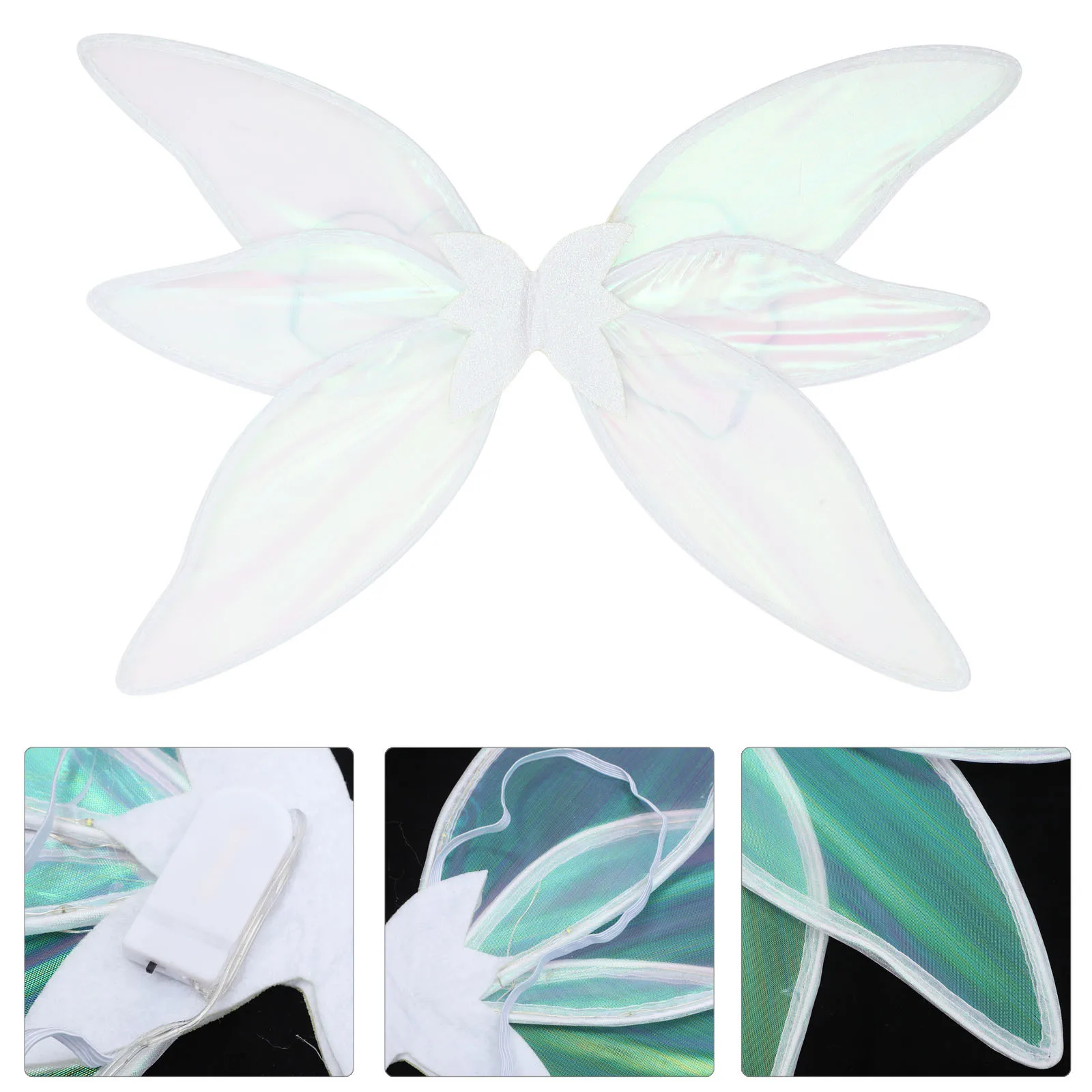 Fairy Fairy Party Decoraties Wing Light Up Vleugels Voor Vrouwen Kostuum Party Festival Dansvoorstelling Accessoires