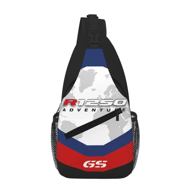 

Персонализированные сумки на ремне GS для мотоциклов и приключений, мужской крутой рюкзак через плечо на груди, велосипедный рюкзак для кемпинга