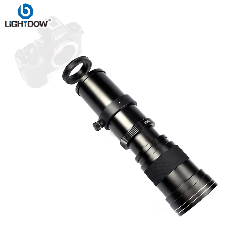 Lightdow 420-800mm f/8.3-16 Handmatige Telezoomlens voor Canon RF Canon EF Nikon F Nikon Z Sony E Sony E Mount Camera