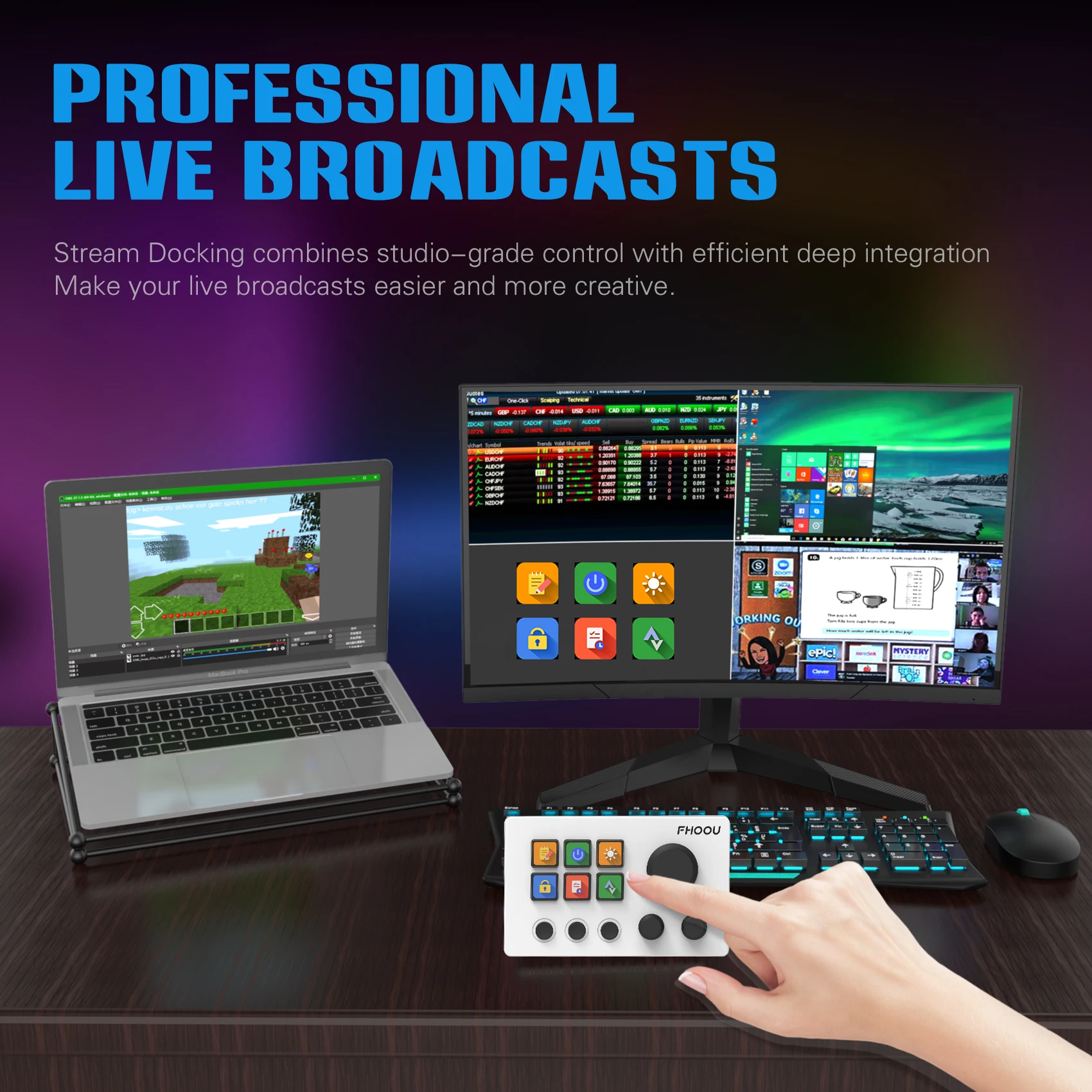 Imagem -03 - Mirabox n3 Streamdeck Versão Global Stream Deck Lcd Controlador de Criação de Conteúdo ao Vivo Botão Personalizado Teclado Visual para Win Mac