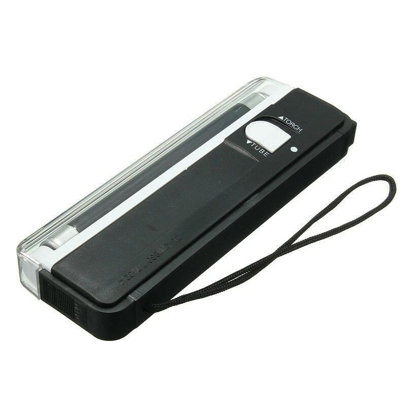 Handheld Uv Black Light Ultraviolet Lamp with Torch Portable Money Detector