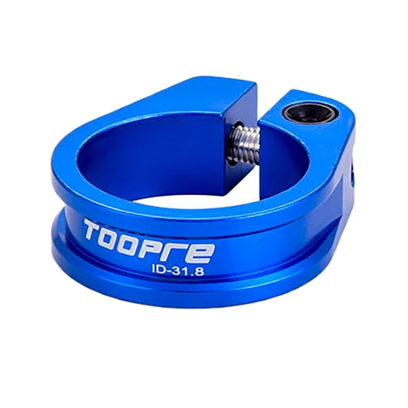 TOOPRE Saddle Clamp Seatpost Mtb Seat Post Clamping Bicycle Saddle Screw Bike Aluminium Tube Canoe Mount Collar Bolt 31.8 34.9