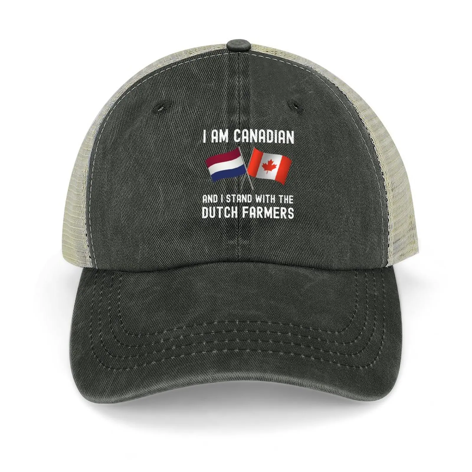 

I Am Canadian And I Stand With The Dutch Farmers,Netherlands Strong, I Stand With The Netherlands Baseball Cap