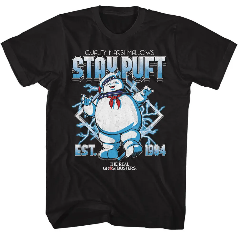 

The Real Ghost Busters Movie Est 1984 Stay Puft Lightning Men's T Shirt