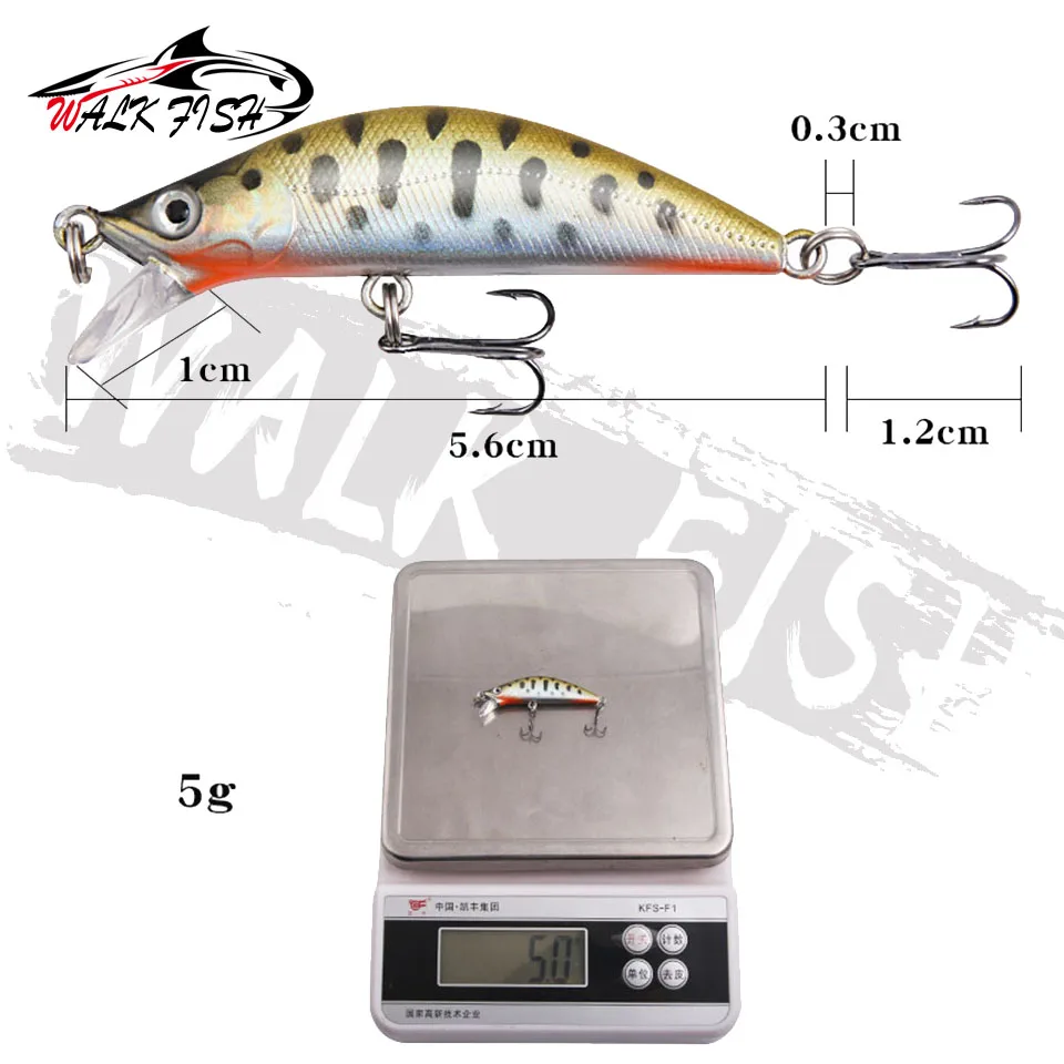 ウォーク魚7.1センチメートル5グラムレーザーシンキング釣り - Fishing Lure Crankbait のレビューと価格