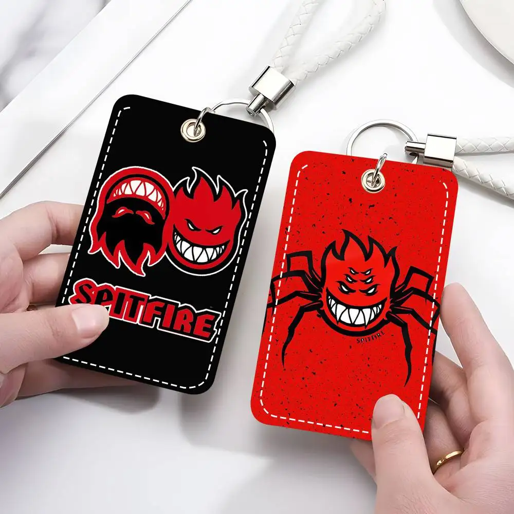 

Кожаный брелок-картхолдер Spitfire для карт доступа и ключей, 1 шт.