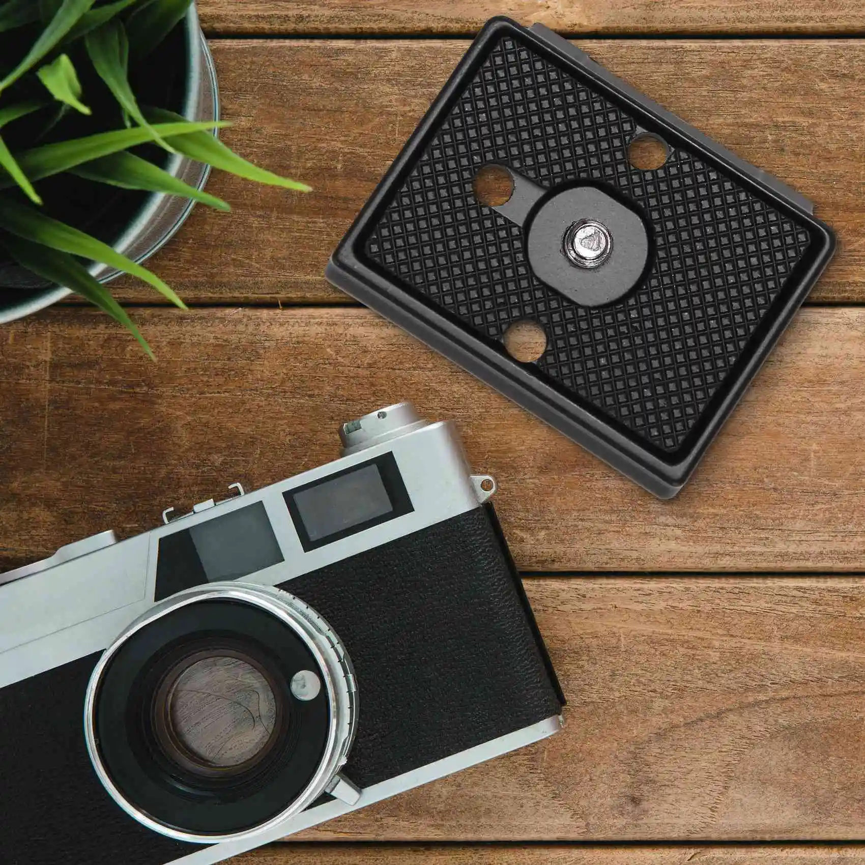 N35R_Piastra a sgancio rapido Vite da 1/4" adatta per Bogen 3157N Manfrotto 200PL