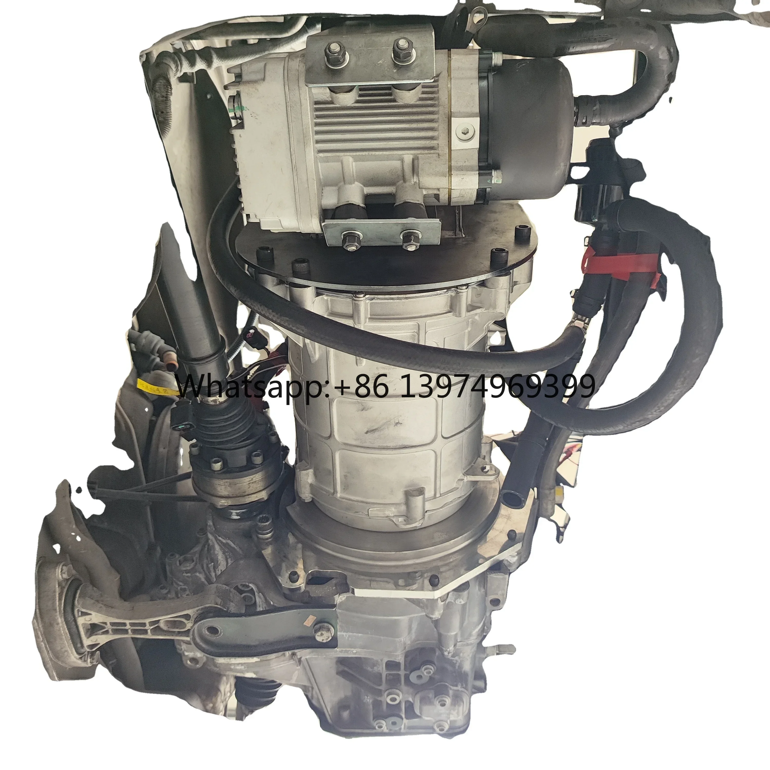 Sedan Cars Electric Conversion Kit 30kw PMSM Motor 300V Through Spline Coupler and Adapter to Connect Motor