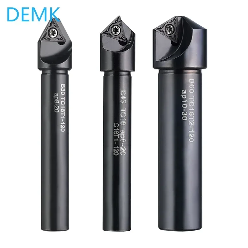 Chamfering cutter Countersink Bar Indexable Chamfer Milling Cutter Tool Holder 30 45 60 Degree TC AP C20-20 C16-16 Spot Drilling