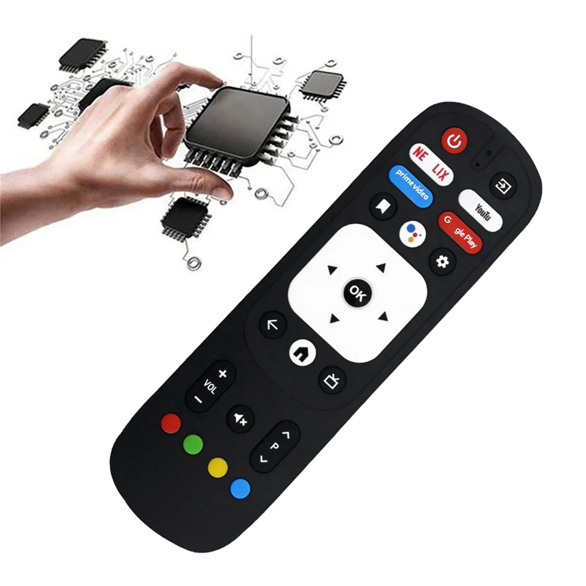 Zastąp RM-C3287 pilota głosowego do RM-C3570 JVC do KENWOOD na Motorola Smart TV