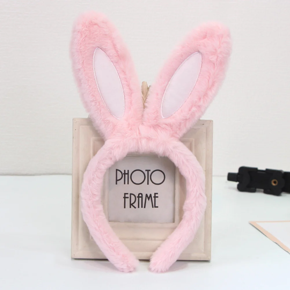 Bunny Dress Headband Girls Headbands Rabbit Ears Korean Version Women Hair Accessories Plush Fabric for Cartoon Miss Decoration