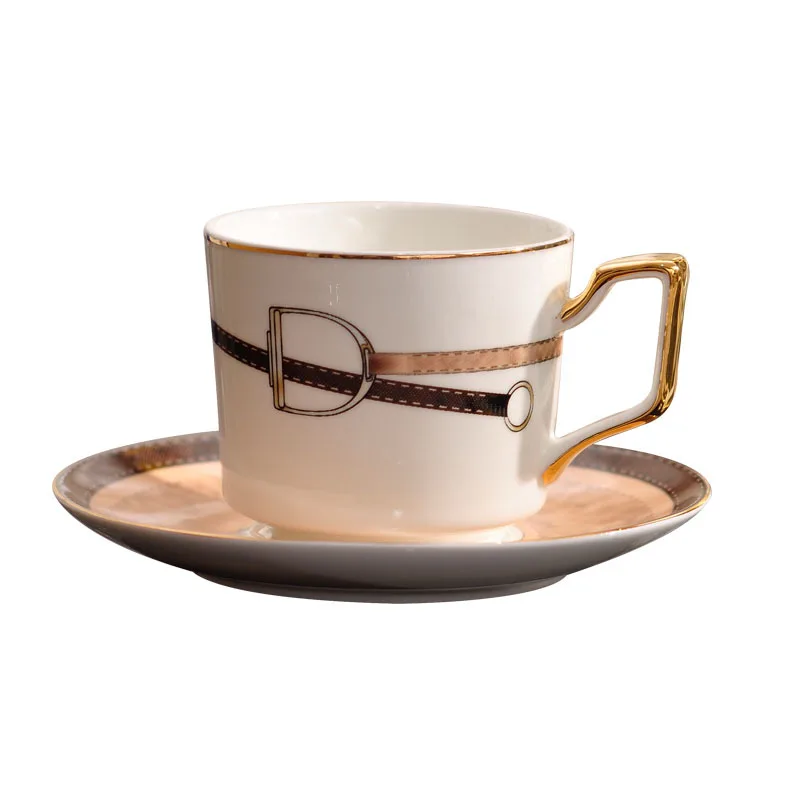 European British ceramic bone china tea set coffee set aristocracy cup with saucer