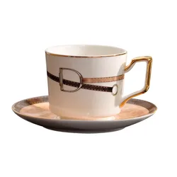 European British ceramic bone china tea set coffee set aristocracy cup with saucer