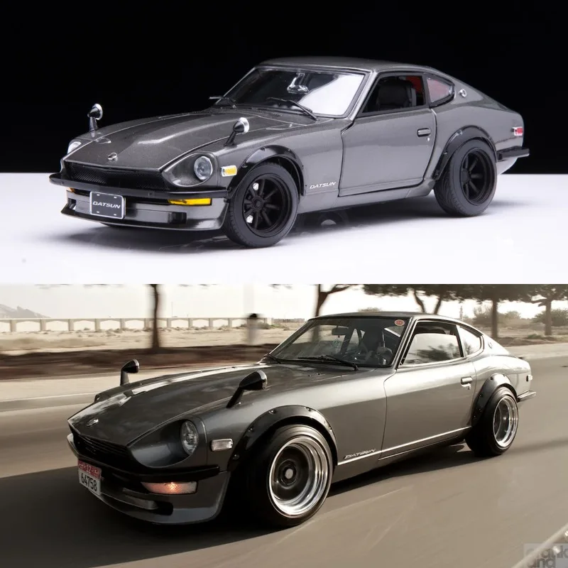 Diecast 1:18 Scale Datsun 240Z 1971 Sports Alloy Car Model