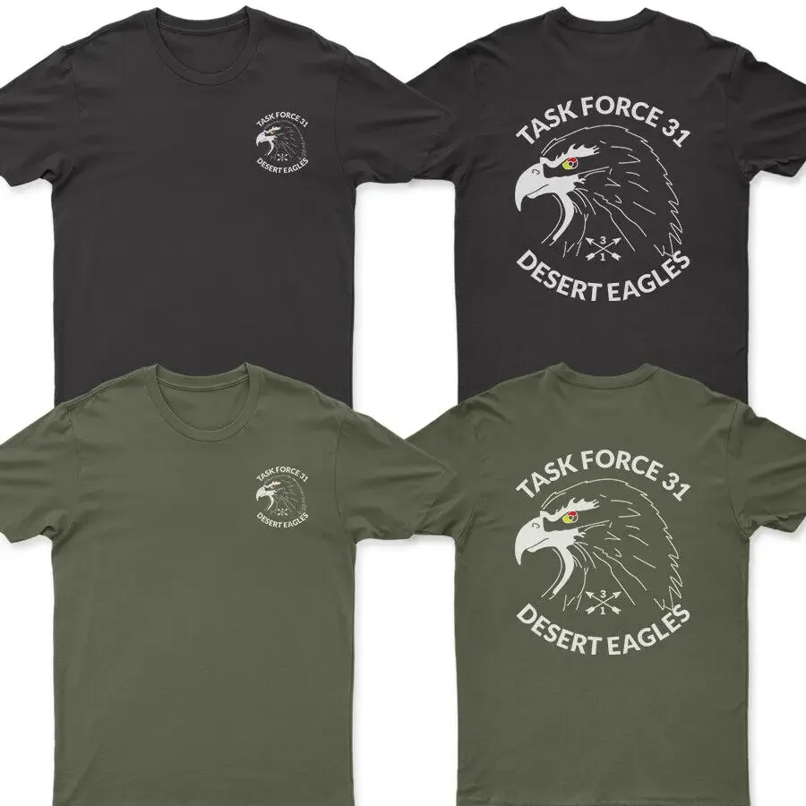 SFG (A) 1st Battalion 3rd Special Forces Group (Airborne) Task Force 31 T-Shirt Short Sleeve Casual Cotton O-Neck Men Shirt