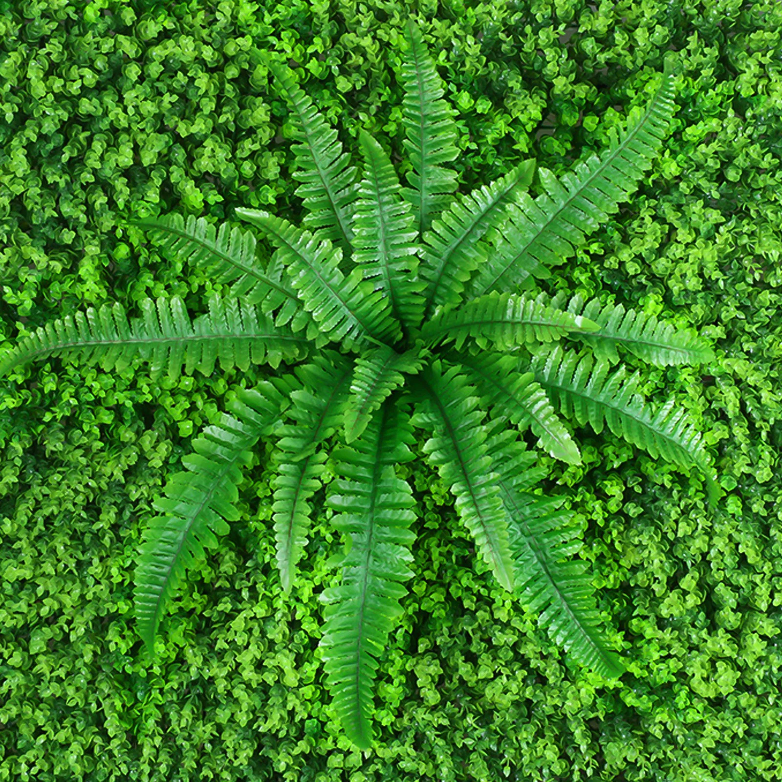 

Artificial Grass Green Leaf Wall Decor Rustic Farmhouse Artificial Plant Hanging Wall Decoration for Wedding Home