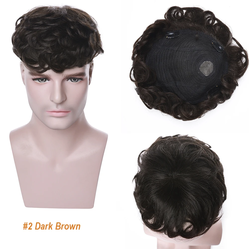SEGO 16x19cm Human Hair Toupee