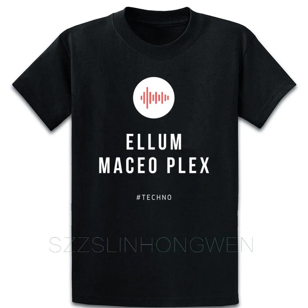 Ellum Maceo Plex Tshirt Techno Funny T Shirt O-Neck Cool Sunlight Spring Unique Cotton Funny Casual Printing Shirt