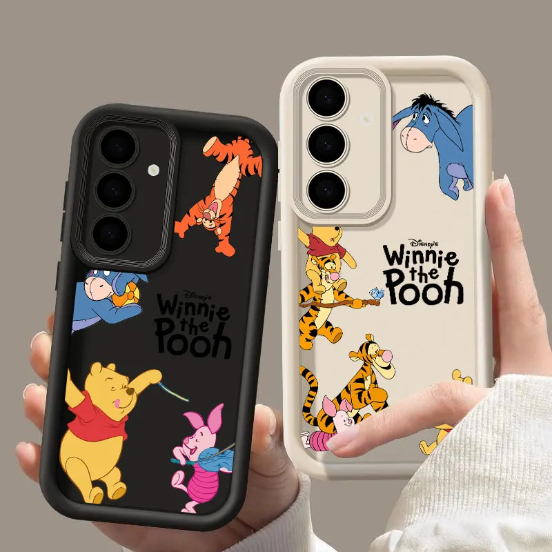 Fundas For Samsung Galaxy S26 S25 S24 S23 S22 Plus S21 Ultra S20 FE Case S26Ultra Soft Phone Back Cover Winnies The Poohs Disney