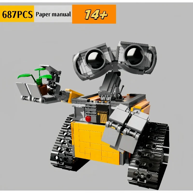 

«2025 Новый набор для сборки робота, 687 шт. | Вдохновленная собранная модель своими руками | STEM Развивающая игрушка для детей | Креативный подарок на день рождения для