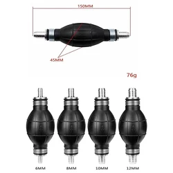 Car Motorcycle Driver Oil Pump Outboard Oil Pipe One-Way Check Valve Gasoline Pump Diesel Pump Hand Pinch Pump Fuel Pipe