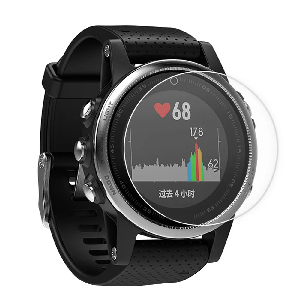 Garmin Fenix 7 için 9H Premium temperli cam (47mm) 7S 6S 5S 6 5 6 5X 5X akıllı saat temizle HD ekran koruyucu koruyucu Film