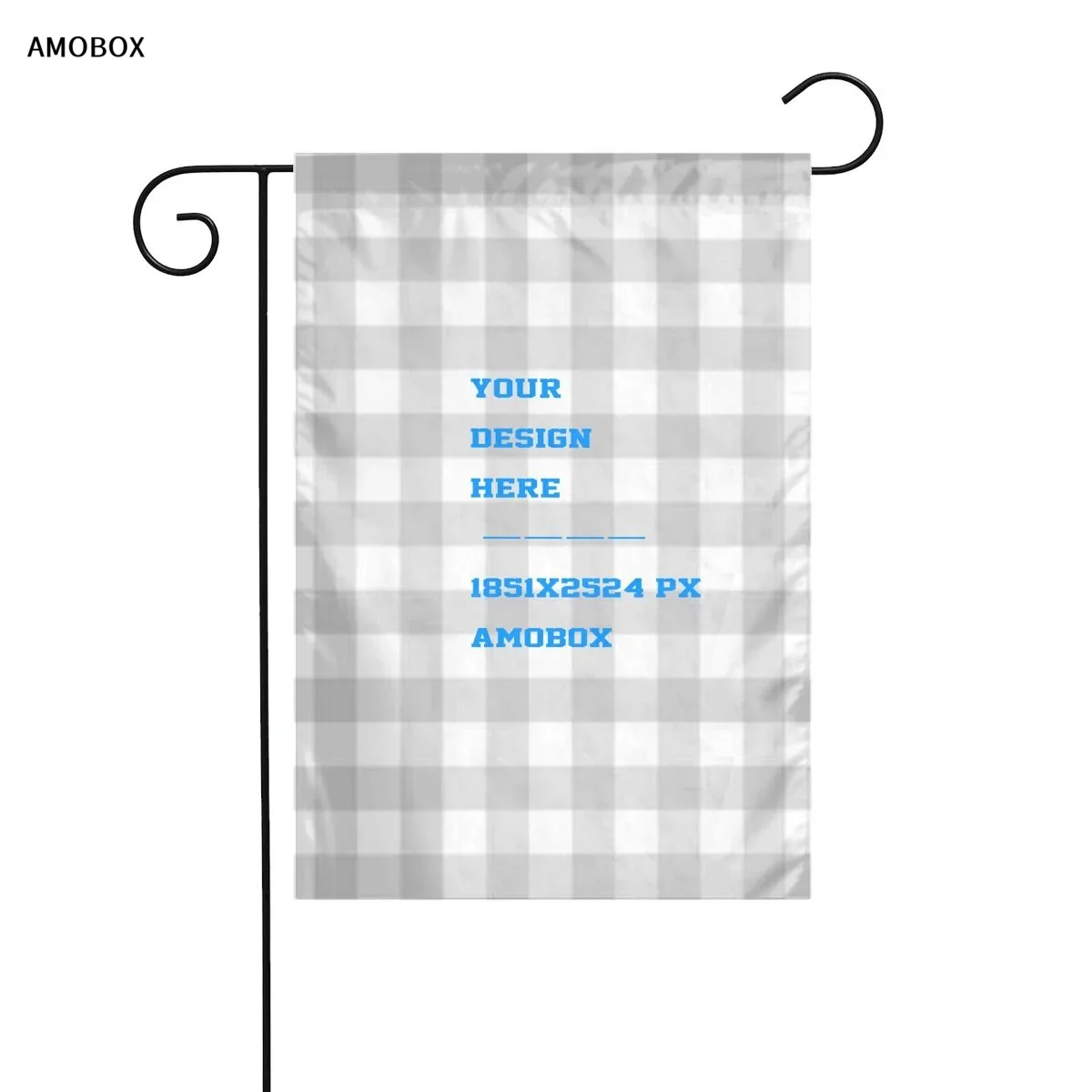 AMOBOX-Blank Garden Flag, DIY Outdoor Yard Decorative, 12x18Inch