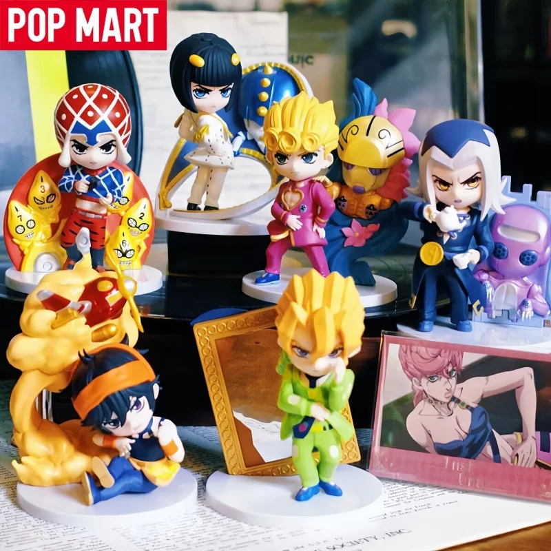 

Оригинальная официальная фигурка Pop Mart x Resonance из серии «Золотой ветер» по мотивам аниме «JoJo's Bizarre Adventure», коллекционная фигурка в закрытой упаковке, аниме-аксессуар