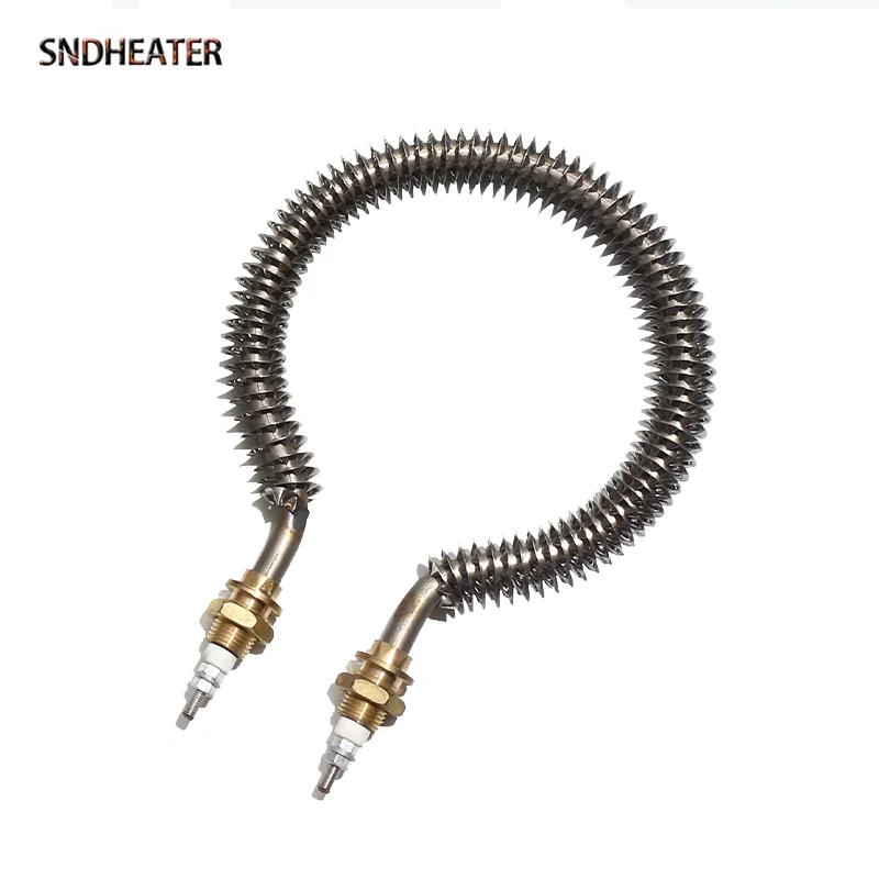 

SNDHEATER электрическая плита воздушный ребро нагревательный элемент круглый нагреватель 1 кВт/1,5 кВт/2 кВт M16 медная резьба замена тепла 200 мм для котла