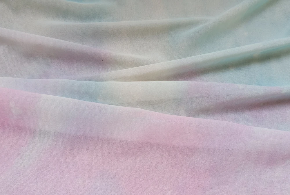 57'' Meterware Ombre Chiffon Stoff Allmähliches Chiffonmaterial für Hochzeit – Detail 5
