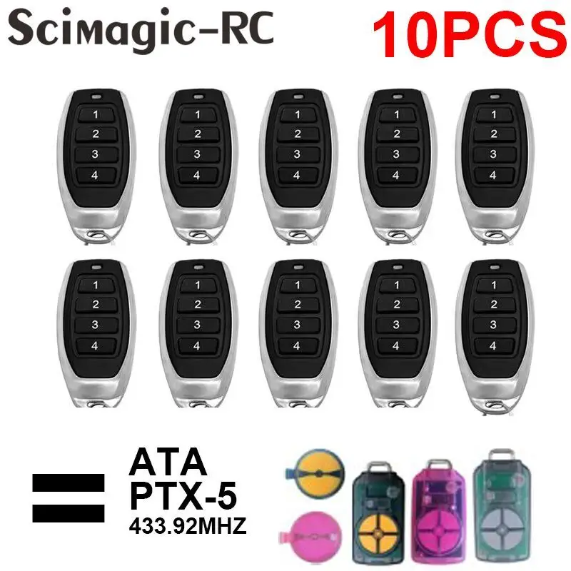 

10pcs ATA PTX5v2 PTX-5 v1 TrioCode/Tricode GDO Gate/Garage Door Remote Control ATA PTX5V1 433.92MHz Transmitter