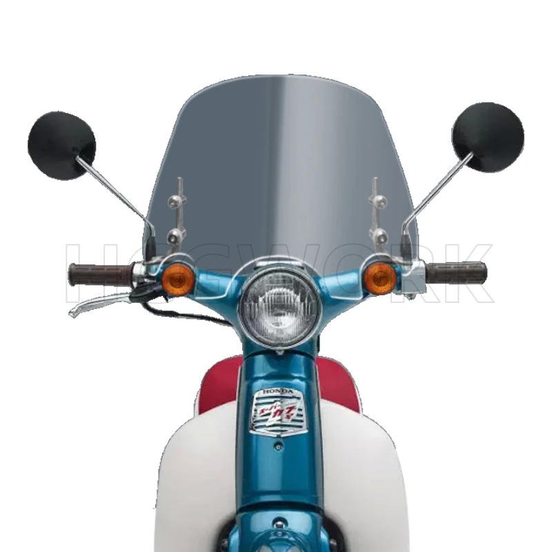 Retro Motorcycle Accessories Windshield Hd Transparent for Honda Little Cub