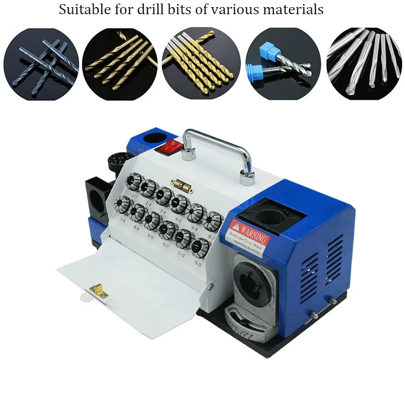 Portable Drill Bit Grinding Machine Automatic High-Precision Integrated Drill Bit Sharpener Drill Bit Grinder Tools