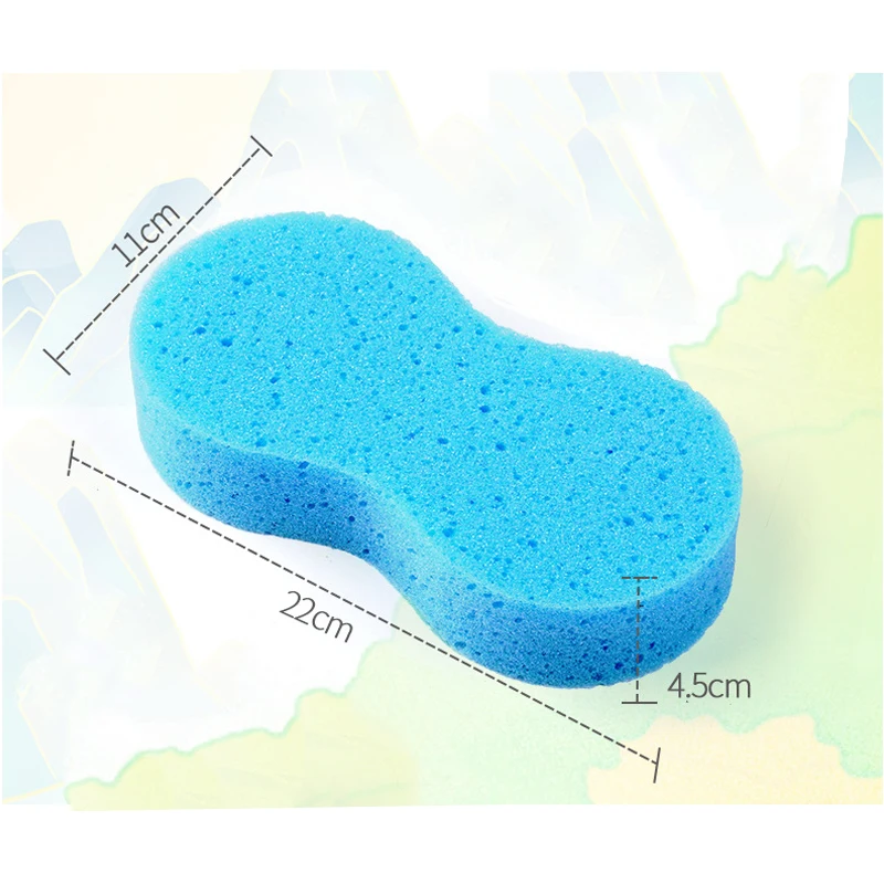 10pcs High-density Moto Washing Sponges Large Honeycomb 8-shaped Sponges Block Car Cleaning Waxing Tools Cleaning Accessories