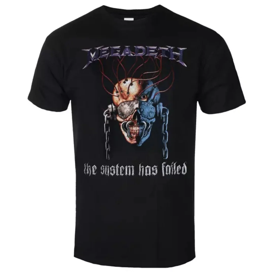 2026 Megadeth - Vic Rising Printed T-shirt - Thrash Metal Band Style Daily T-shirt - Suitable for Both Men and Women
