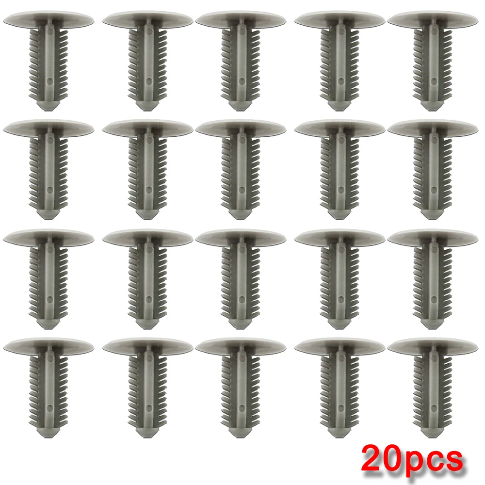 20x Car Flat Hole Tree Clip for Toyota 63399-26050 Roof Headliner Clip Trim Panel Retainer Nylon Fastener Auto Interior Parts