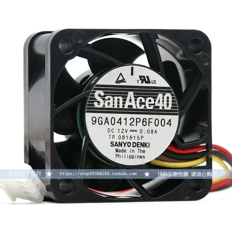 

Sanyo Sanyo 9 GA0412P6F004 4020 4CM 12V 0.08A Four-Wire PWM Silent Fan