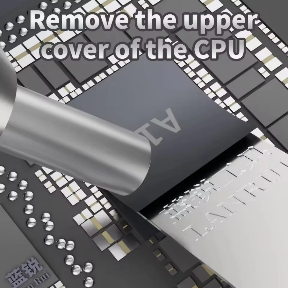 Lanrui 10 teile/schachtel 007 Kalt Klinge Chip Kleber Schnell Entfernung Messer für Macbook Telefon Hohe Präzision IC CPU Schicht Separate Klinge