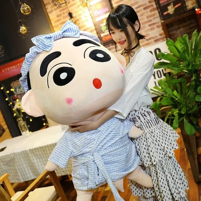 75CM Big Size Crayon Shin-chan Speelgoed Cartoon Anime Karakter Woondecoratie Ornamenten Jongens en Meisjes Vakantiecadeau Collectie