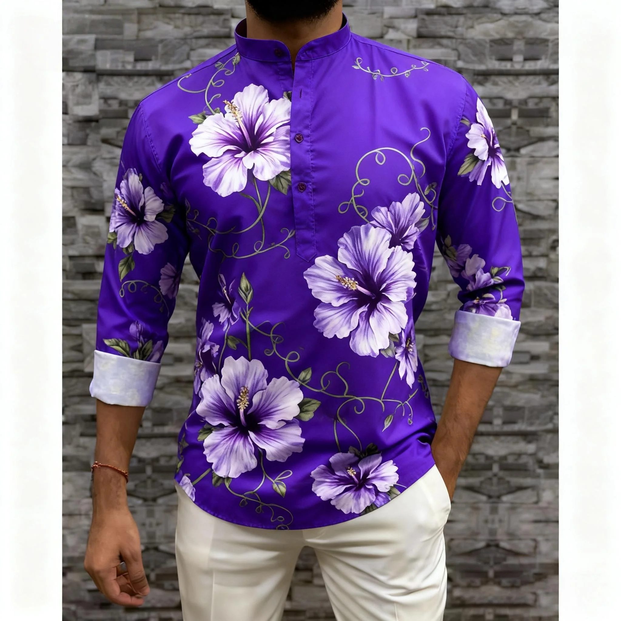 Мужское платье Абая Тобе в арабском стиле с длинными рукавами, мусульманский пуговик, кафтан с полосками, однотонное платье, рубашки, мусульманские мусульманские мусульманские рубашки, Ropa Arabe De Hombre