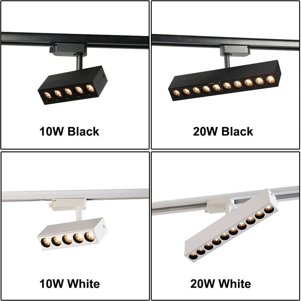 SMD LED L 타입 레일 트랙 조명, 회전 그림 스포트라이트, 천장 조명 기구, 알루미늄 바, 카운터, 의류 매장, 침실 호텔