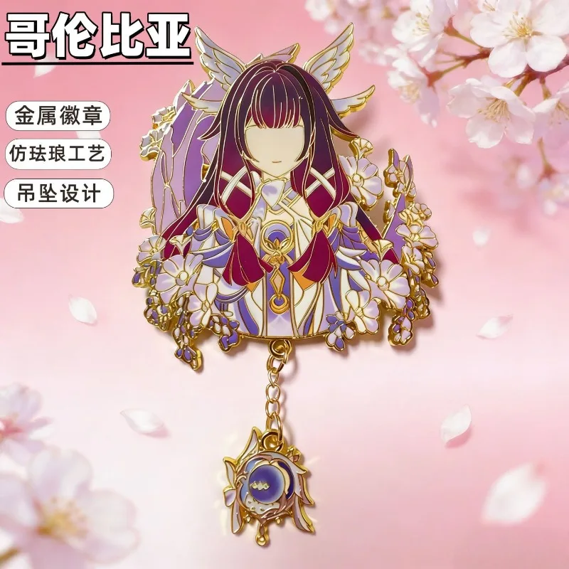 Suitable for Maiden of The Moon Character Badge Fools Columbiano De Kalekutar Metal Game Merchandise