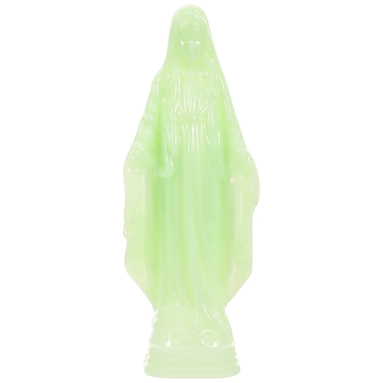 Jesus Statue Desk Topper Household Decor Home Tablescape Mary Sculpture Mother Model Plastic Craft Virgin Rosary Miss